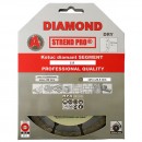 Disc diamantat pentru gresie Strend Pro Segment, 115 mm, taiere uscata, profesional