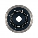 Disc diamantat, Yato, pentru gresie,faianta diametru exterior 115 mm interior 22.2 mm
