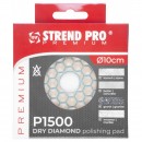 Disc diamantat pentru polisat piatra, marmura Strend Pro PREMIUM DP514, 100 mm, G1500