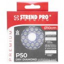 Disc diamantat pentru polisat piatra, marmura Strend Pro PREMIUM DP514, 100 mm, G50