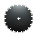 Disc diamantat segmentat 350x25.4mm, B40 segment 12mm pentru asfalt-beton, caramida, sapa Breckner Germany