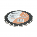Disc diamantat segmentat 350x25.4mm, B40 segment 12mm pentru asfalt-beton, caramida, sapa Breckner Germany