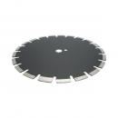 Disc diamantat segmentat 350x25.4mm, B40 segment 12mm pentru asfalt-beton, caramida, sapa Breckner Germany