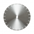 Disc diamantat segmentat 350x25.4mm, segment 10mm pentru beton armat, pavele, boltari, piatra dura Breckner Germany