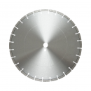 Disc diamantat segmentat 400x25.4mm, segment 10mm pentru beton armat, pavele, boltari, piatra dura Breckner Germany