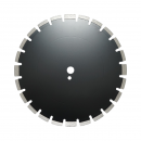 Disc diamantat segmentat 400x25.4mm, segment 12mm pentru asfalt-beton, caramida, sapa Breckner Germany