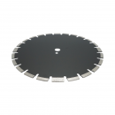 Disc diamantat segmentat 400x25.4mm, segment 12mm pentru asfalt-beton, caramida, sapa Breckner Germany