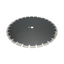 Disc diamantat segmentat 450x25.4mm, A40 segment 12mm pentru asfalt, beton proaspat Breckner Germany
