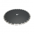 Disc diamantat segmentat 450x25.4mm, B40 segment 12mm pentru asfalt-beton, caramida, sapa Breckner Germany