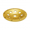 Disc diamantat segmentat PCD tip cupa 180x22.23, slefuit beton, piatra, travertin, mozaic, pavaj, caramida Breckner Germany