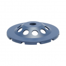 Disc diamantat segmentat tip cupa 180x22.23, dublu rand grosier, standard CONCRETE pentru slefuire beton, piatra, mozaic Breckner Germany