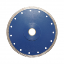 Disc diamantat turbo 200x30/25.4mm, segment 10mm pentru gresie, faianta, ceramica dura, marmura, granit Breckner Germany