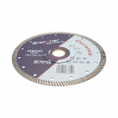 Disc diamantat turbo 200x30/25.4mm, segment 10mm pentru gresie, faianta, ceramica dura, marmura, granit Breckner Germany
