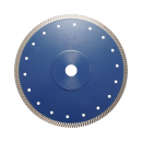 Disc diamantat turbo 250x25.4mm, segment 10mm pentru gresie, faianta, ceramica dura, marmura, granit Breckner Germany