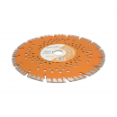 Disc diamantat turbo segmentat 230x22.23mm, segment 10mm pentru beton armat, pavele, boltari, piatra dura Breckner Germany