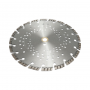 Disc diamantat turbo segmentat 300x30mm, segment 10mm pentru beton armat, pavele, boltari, piatra dura Breckner Germany