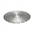 Disc diamantat turbo segmentat 350x30mm, segment 10mm pentru beton armat, pavele, boltari, piatra dura Breckner Germany	