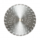 Disc diamantat turbo segmentat 400x30mm, segment 10mm pentru beton armat, pavele, boltari, piatra dura Breckner Germany