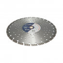 Disc diamantat turbo segmentat 400x30mm, segment 10mm pentru beton armat, pavele, boltari, piatra dura Breckner Germany