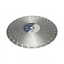 Disc diamantat turbo segmentat 450x30mm, segment 10mm pentru beton armat, pavele, boltari, piatra dura Breckner Germany