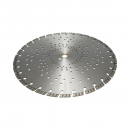 Disc diamantat turbo segmentat 450x30mm, segment 10mm pentru beton armat, pavele, boltari, piatra dura Breckner Germany