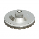 Disc diamantat turbo segmentat tip cupa 100mm, filet M14, grosier din aluminiu pentru slefuire granit Breckner Germany