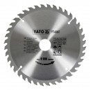 Disc fierastrau circular pentru lemn, 40 de dinti din carbura de wolfram, 210x30x2.2mm, Yato YT-6067