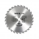Disc fierastrau circular pentru lemn, Yato, 28T, 350 x 30 x 3.5 mm, dinti din wolfram