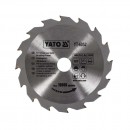 Disc fierastrau circular, Yato YT-6052, 140x20x2.8 mm, pentru lemn, cu dinti din wolfram