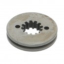 Disc inelar diamantat segmentat 400mm, 26 dinti, rola antrenare pentru masina de taiat beton Breckner Germany