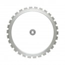 Disc inelar diamantat segmentat 500mm, 30 dinti, rola antrenare pentru masina de taiat beton Breckner Germany
