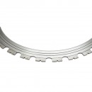 Disc inelar diamantat segmentat 500mm, 30 dinti, rola antrenare pentru masina de taiat beton Breckner Germany