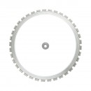 Disc inelar diamantat segmentat 600mm, 37 dinti, rola antrenare pentru masina de taiat beton Breckner Germany