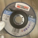 Disc lamelar pentru slefuit Konner 270, 125x22 mm, A80, pentru Inox