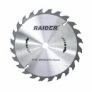 Disc pentru fierastrau circular, Raider 163130, pentru taiat lemn, 200х16 mm, 24T