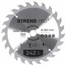 Disc pentru fierastrau circular, Strend Pro TCT 180x2.2x20/16 mm 24T, pentru lemn, lame SK