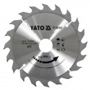 Disc pentru lemn Yato YT-60488, 190x30x3 mm, 20 dinti, pastile vidia