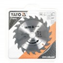 Disc pentru lemn Yato YT-60488, 190x30x3 mm, 20 dinti, pastile vidia
