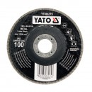 Disc pentru slefuit Yato YT-83273, pentru lemn si metal, 125x22.4mm, P60