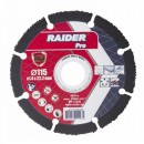 Disc taiere multi-suprafata Raider 115x22.2mm