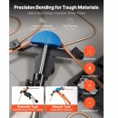 Dispozitiv de indoit tevi, 6-22 mm, Unghi max îndoire 90°, 7 matrite colorate, sistem hidraulic, Direcția Înainte și înapoi