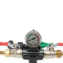 Distribuitor cu 2 cai, manometru glicerina inclus pentru erbicidator