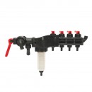 Distribuitor cu 4 cai si filtru (Heavy Filter) pentru erbicidator