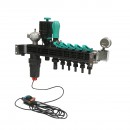 Distribuitor erbicidator cu 5 cai, filtru, supapa electrica si manometru cu glicerina 25 bar