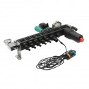 Distribuitor erbicidator cu 5 cai, filtru, supapa electrica si manometru cu glicerina 25 bar