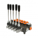 Distribuitor hidraulic 5 manete, debit 80L/min, presiune 200 bar Breckner Germany
