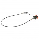 Distribuitor hidraulic cu 1 maneta, lungime cablu 2m presiune 250 bar debit 80L/min Breckner Germany