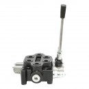 Distribuitor hidraulic cu 2 manete 150 Bar, debit 80L/min M22x1.5mm pentru Tractor Forestier si Graifer