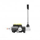 Distribuitor hidraulic cu 2 manete debit 80L/min cu levier si reductie incluse -15 /+80 Breckner Germany