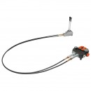 Distribuitor hidraulic cu 2 manete, lungime cablu 2.5m presiune 250 bar debit 80L/min Breckner Germany